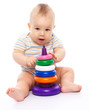 Little boy play with toys Little boy play with toys