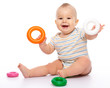 Little boy play with toys Little boy play with toys