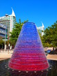 Fountain in Parque das Naçòes in Lisbon, Portugal