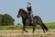 junge Frau beim Reiten