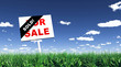 Schild im Gras - Sold
