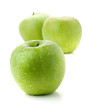 Three ripe apples