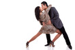 couple in love dancing and kissing