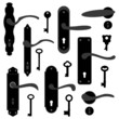 Door Handle Knob Latch Key Keyhole