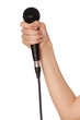 black microphone