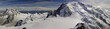 Mont Blanc et Grande Jorasses vue de l'Aiguille du midi