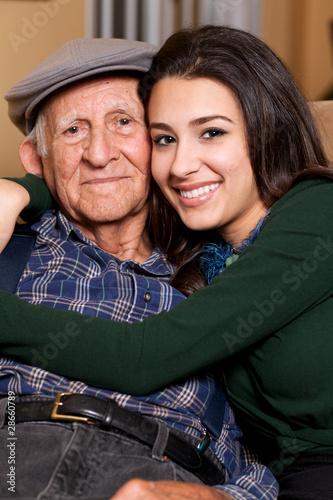 Photo: Grandfather and Granddaughter Lifestyle Grandfather and Granddaughter Lifestyle
