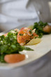 Lobster claw salad with watercress