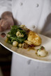Breaded Goat Cheese on Warmed Frisee Salad