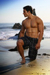 Man on beach