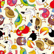 seamless bird pattern