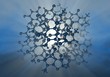 3D render of molecules