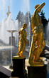 Detalle de los jardines de Peterhof, San Petersburgo, Rusia Detalle de los jardines de Peterhof, San Petersburgo, Rusia