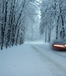 Straßenverkehr im Winter