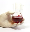 Flask in hand