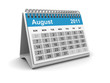 Calendar 2011 - August
