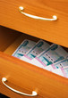 large sum of money in his desk