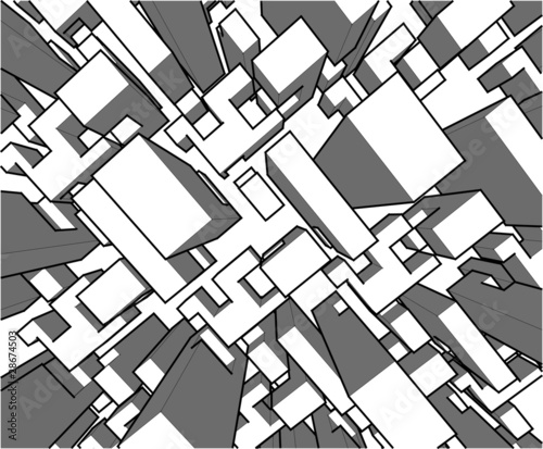 Vector: monotone geometry monotone geometry