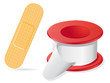 medical plaster vector illustration