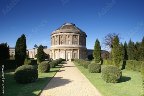 Photo: Formal garden of the old English stately home Formal garden of the old English stately home