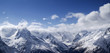 Panorama Mountains in clouds Panorama Mountains in clouds