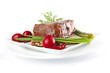 meat with spices and eggplant meat with spices and eggplant