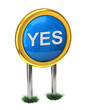 YES button