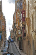Une rue de La Valette - Malte Une rue de La Valette - Malte