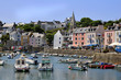 Port de Sauzon à Belle Ile dans le Morbihan en France