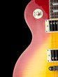 Electric guitar on black background