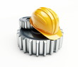 machine gear construction helmet machine gear construction helmet