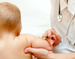 Little baby get an injection