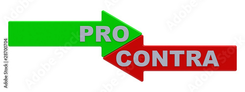 Illustration: Pro-Contra Pro-Contra