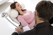 woman by the psychologist