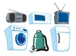 Vector household appliances icons Vector household appliances icons