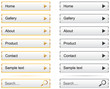 web buttons