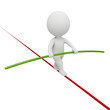 3d small people - acrobat