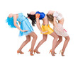 Three girls dancing