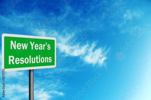 Photo: 'New Year's Resolutions' photo realistic sig with space for your 'New Year's Resolutions' photo realistic sig with space for your