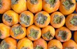 organic persimmons at the farmer's market
