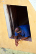 Man Looking Out