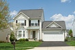 Front View Single Family Small House Suburban Maryland USA Front View Single Family Small House Suburban Maryland USA