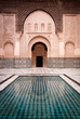 Ben Youssef Medersa Courtyard in Marrakesh Morocco