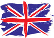 grunge england flag