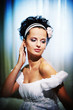 Foto: Portrait beautiful bride Portrait beautiful bride
