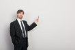 Photo: Businessman presenting something Businessman presenting something