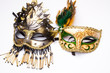 Two carnival mask