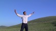 ragazzo fa stretching