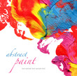 Abstract acrylic hand painted background