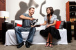 Domestic abuse shadow play; family and social issue